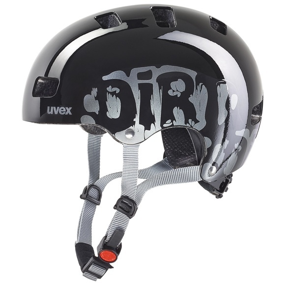 Uvex Kinder-Fahrradhelm KIDS 3 DIRTBIKE in schwarz in Gr. 51-55