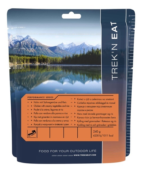 Trek'N Eat Poulet à la crème, légumes et riz - Hautgerichte  One Size