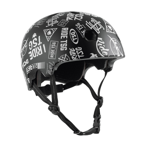 TSG Meta Graphic Design Helm schwarz/weiß 2022 XXS/XS | 52-54cm Dirt & BMX Helme