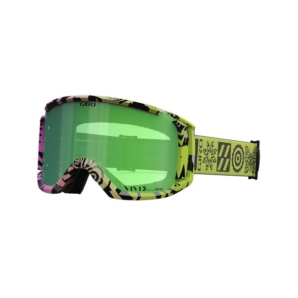 Giro Revolt Vivid Skibrille, Farbe: glow green shelter pro;vivid emerald S2, Grösse:one size
