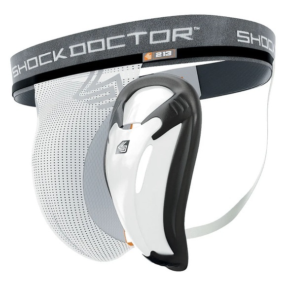 Shock Doctor Core Athletic Supporter mit Bio-Flex Cup - Weiß Men's Medium