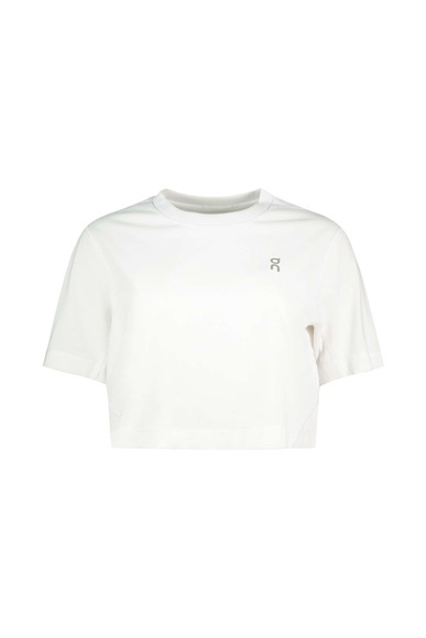 ON Train-T Crop Graphic Damen T-Shirt Weiss, Damen, Größe: M
