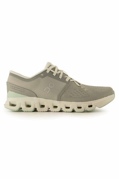 ON Cloud X 4 Damen Sneaker Grün, Damen, Größe: 5