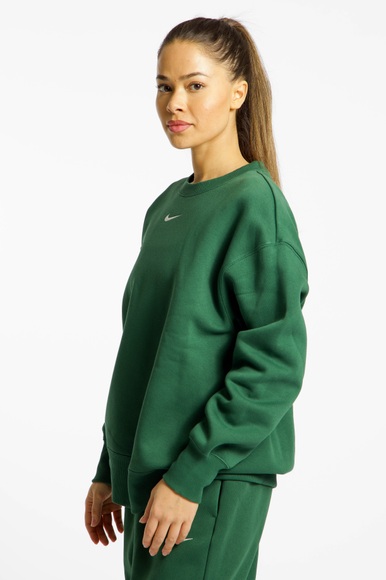 Nike Phoenix Fleece Damen Pullover Grün, Damen, Größe: XS