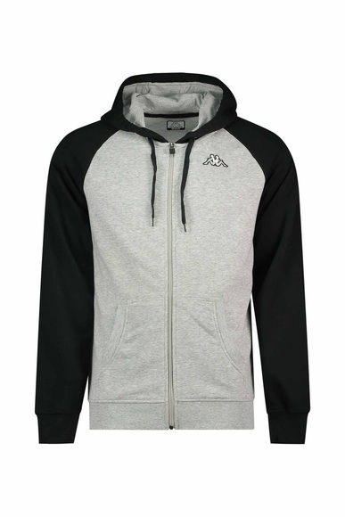 Kappa Logo Jackus Herren Trainingsjacke Schwarz, Herren, Größe: L