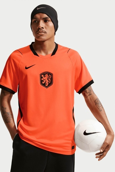 Nike - Fussball Trikot, Netherlands 26 Home Replica Men, S, Orange