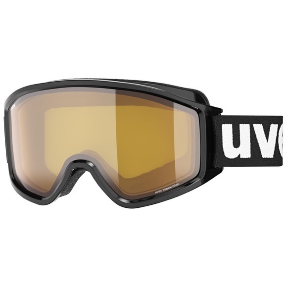 Uvex g.gl 3000 LGL Skibrille - black mat lasergold lite blue