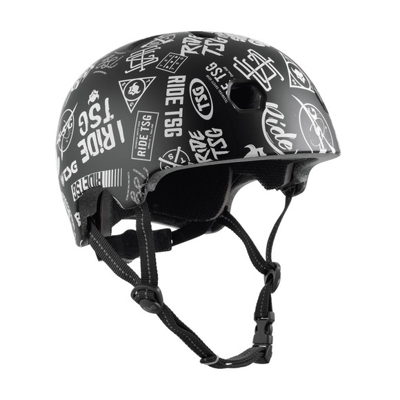 TSG Meta Graphic Design Helm schwarz/weiß 2022 XXS/XS | 52-54cm Dirt & BMX Helme