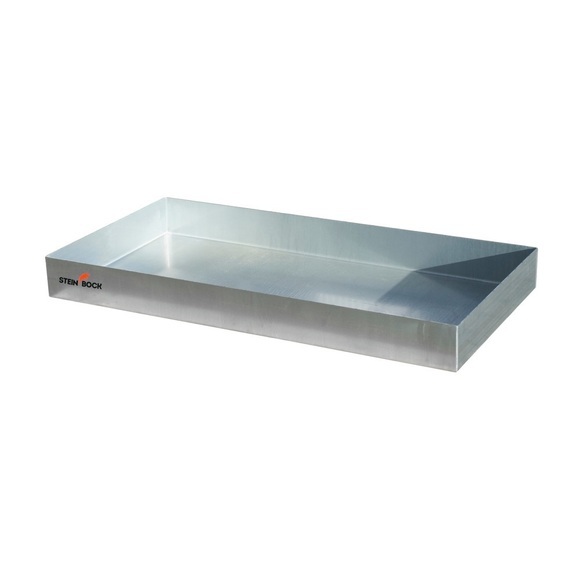 Steinbock® Paletten-Kleingebinde-Auffangwanne aus Stahl, verzinkt, HxBxT 100 x 1.200 x 800 mm, Auffangvolumen 73 Liter