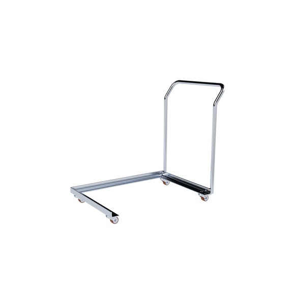 HEMMDAL Logistikroller, verzinkt, TK 450 kg, für Paletten 800 x 600 mm, mit Schiebebügel