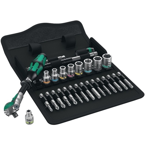 Wera 8100 SA Zyklop Speed Steckschlüsselsatz metrisch 1/4 (6.3 mm) 28teilig 05004016001
