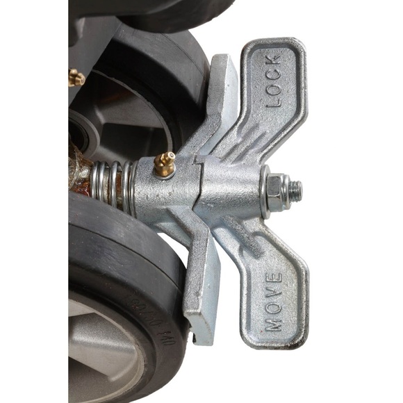 Jungheinrich™ Feststellbremse für Edelstahl-Hubwagen AM I20 + AM I20p, AMX I15 + AMX I15p, für Polyurethan-Lenkräder