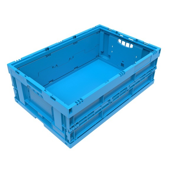 Euronorm-Faltbox Premium, 44 Liter, blau