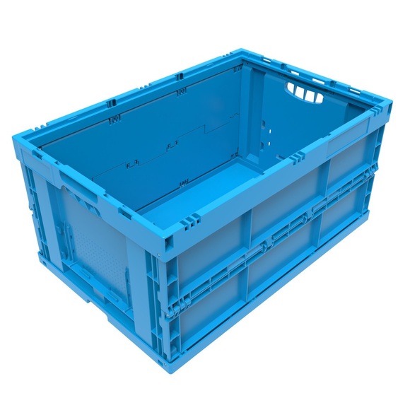 Euronorm-Faltbox Premium, 59 Liter, blau