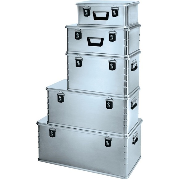 ZARGES Alu-Kombi-Box Mini, Inhalt 42 l Außen-LxBxH 600 x 400 x 240 mm, Gewicht 4 kg