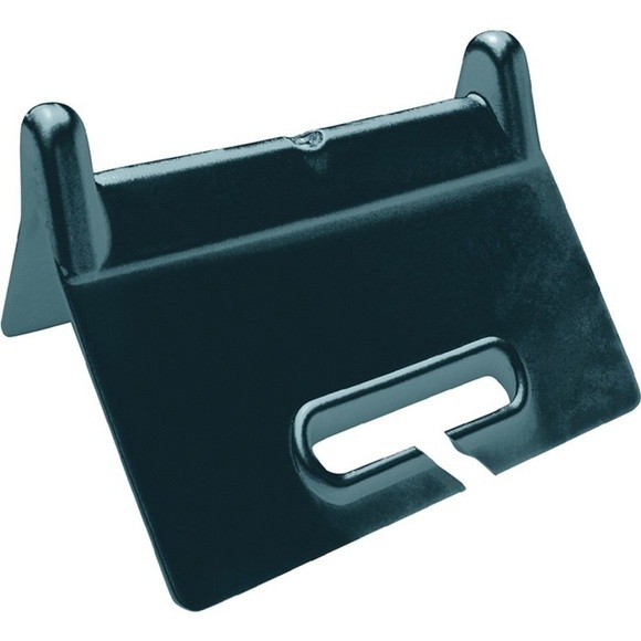 Dolezych Kantenschutzwinkel, mit Schlitz, Schenkellänge 90 x 90 mm schwarz, 4 St./Set