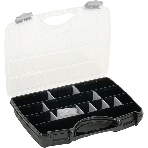 TAYG - Sortimentskasten - 378 x 290 x 61 mm - 21 Herausnehmbare Trennwände