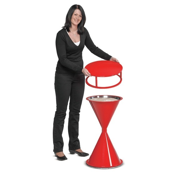 Schutzdach, für Standascher, aus Kunststoff, anthrazit