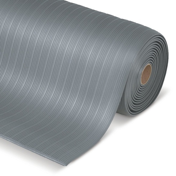 Anti-Ermüdungsmatte Premium, Vinylschaum, BxT 18,3 m x 1.220 mm, grau