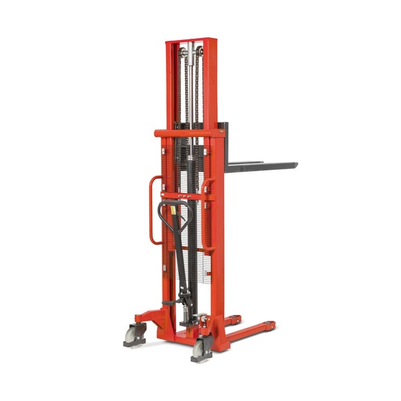 BASIC Hydraulik-Stapler mit Teleskop-Mast Tragkraft 1.000 kg, Hubhöhe 2.500 mm