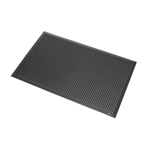 Schmutzfangmatte, rollstuhlgeeignet schwarz BxL 1200 x 1800 mm