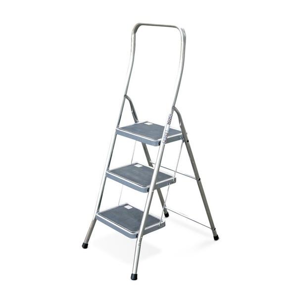Krause MONTO Toppy XL 130877 Aluminium Klapptritt klappbar Arbeitshöhe (max.): 2.70 m Silber 6.0 kg