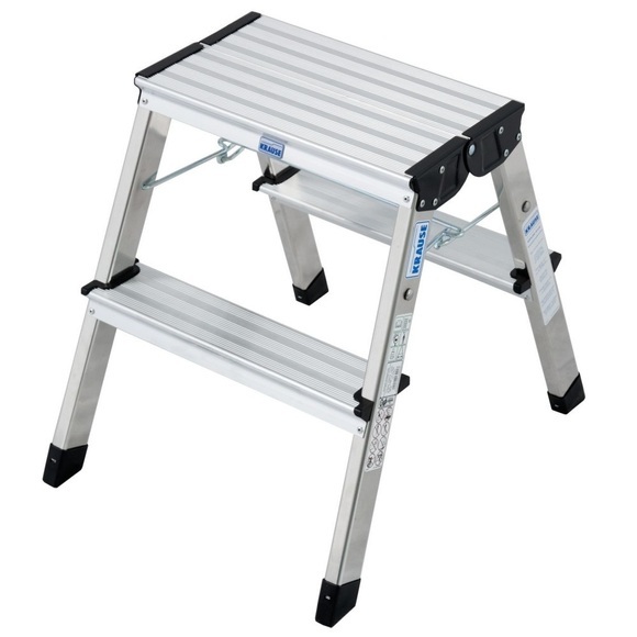 Klapptritt, Höhe 44 cm, 1 Stufe und Standfläche, bis 150 kg belastbar