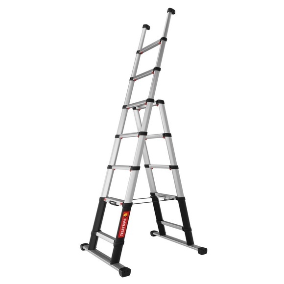 Günzburger Steigtechnik 115476 Aluminium Teleskopleiter Arbeitshöhe (max.): 3.5 m