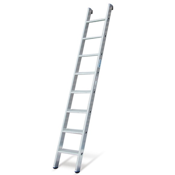 KRAUSE® Stufen-Anlegeleiter mit Abrutsch-/Anlegeschutz, Standhöhe 2,10 m