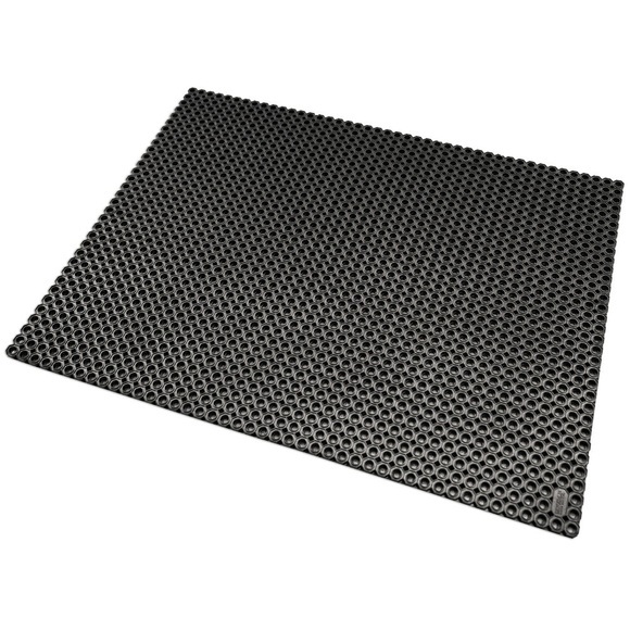 Schmutzfangmatte, gelocht schwarz L x B 1500 x 1000 mm