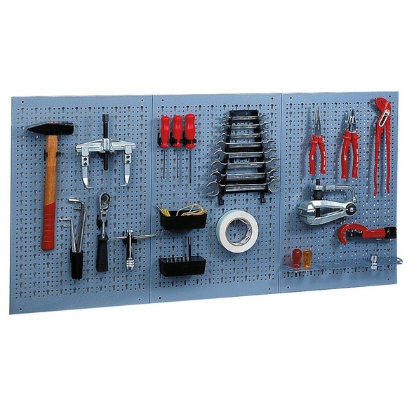 Küpper 70100 Stahlblech-Lochwand 3-teilig (B x H) 120 cm x 60 cm