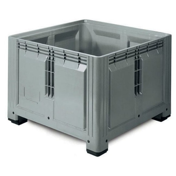 Palettenbox, 1200x1200x850 mm, geschlossen, mit 4 Füssen