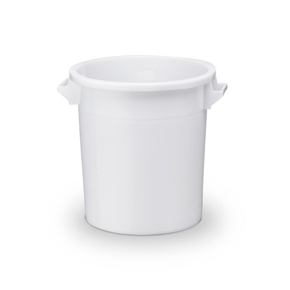 Kunststofftonne, weiss, 35 Liter