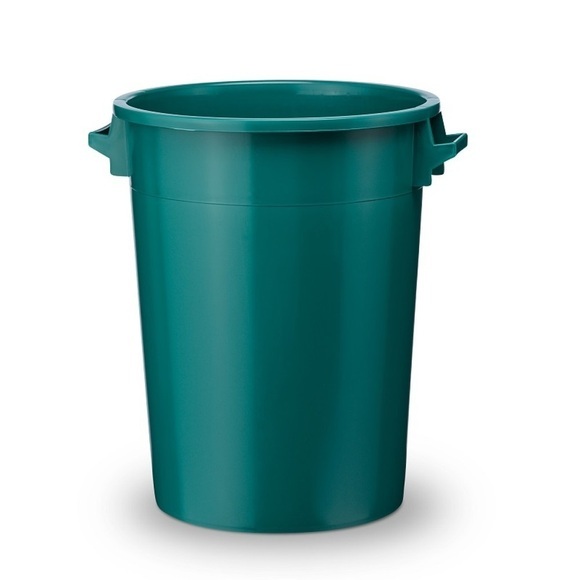 Kunststofftonne, grün, 100 Liter