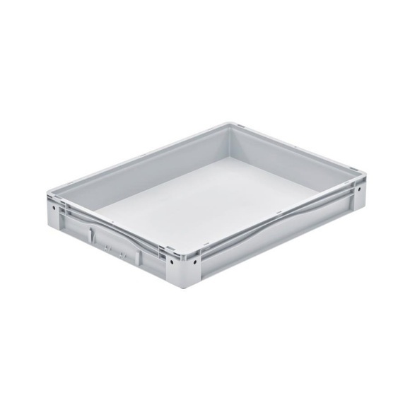 Alpha Eurobox aus PP mit geschlossenen Wänden, HxBxT 120 x 600 x 800 mm