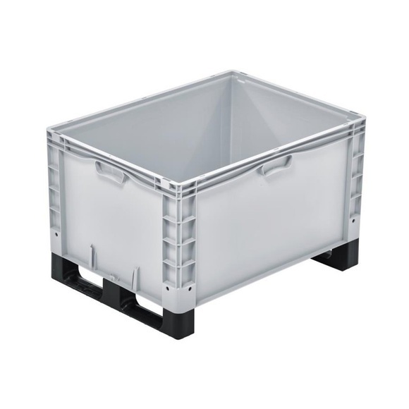 Alpha Eurobox aus PP mit geschlossenen Wänden, HxBxT 520 x 600 x 800 mm, mit Kufen