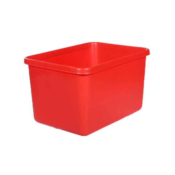 Rechteckbehälter L, geschlossen, rot, 991x686x601 mm