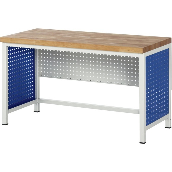RAU Seiten-Lochwand für Werkbankfuss 8000, HxBxT 620 x 760 x 2 mm