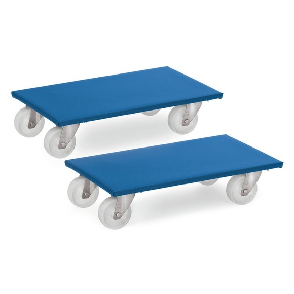 fetra® Möbelroller, Tragkraft 350 kg, Polyamid-Räder, 2 Stk./VE