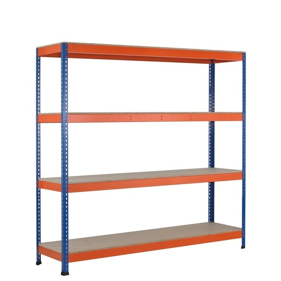 SCHULTE Weitspannregal, mit Spanplatten, GF, HxBxT 2.438 x 1.536 x 926 mm