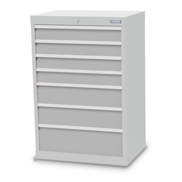 Schubladenschrank Profi, Schubladen 4x100 + 2x150 + 1x200 mm, HxBxT 1.019 x 680 x 500 mm