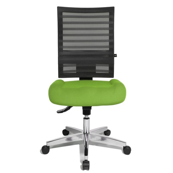 Topstar® Bürodrehstuhl P91-NET, Netzrücken schwarz, Sitz apfelgrün