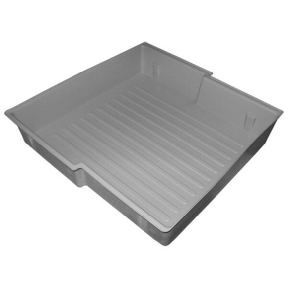 Einlegewanne für asecos Sicherheitsschränke der Q30, Q90 und S90 Serie, Polypropylen, grau, B 740 x T 434 x H 88 mm, 21,5 l