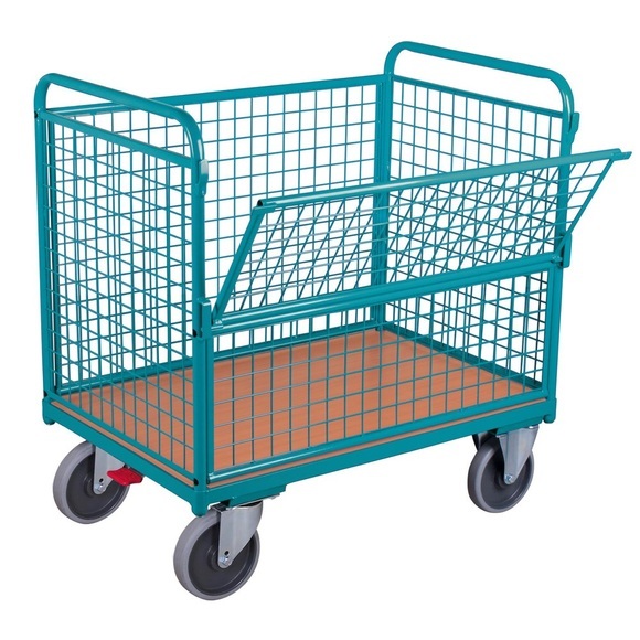 Ameise® Kastenwagen mit Gitterwänden, Ladefläche 1.200 x 745 mm