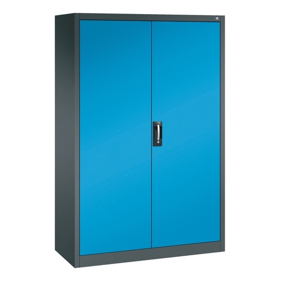 C+P Werkzeugschrank, Schubladen 4x174 mm, 6 Böden, Breite 1.200 mm, anthrazitgrau, lichtblau
