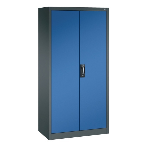 C+P Werkzeugschrank, Schubladen 4x174 mm, 6 Böden, Breite 930 mm, anthrazitgrau, enzianblau