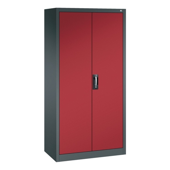 C+P Werkzeugschrank, Schubladen 4x86 + 2x174 mm, 6 Böden, Breite 930 mm, anthrazitgrau, rubinrot