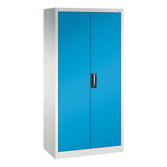 C+P Werkzeugschrank, Schubladen 4x86 + 4x174 mm, 6 Böden, Breite 930 mm, lichtgrau, lichtblau