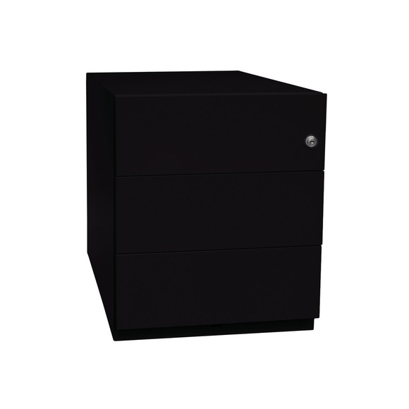 Rollcontainer Note™, HxBxT 495 x 420 x 565, 3 Schubladen, schwarz