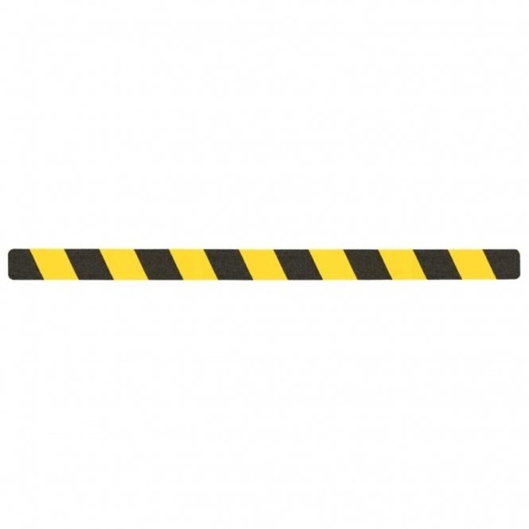 m2-Antirutschbelag™, verformbar, 50 Stk, LxB 800 x 50 mm, schwarz-gelb